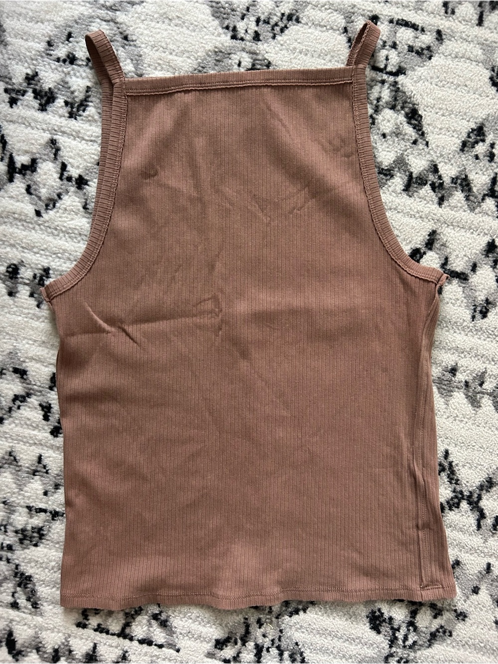Free People Ribbed Tank Top - Taupe - Picture 3 of 4